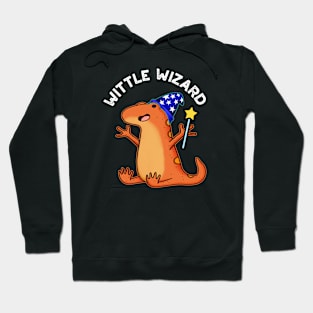 Wittle Wizard Funny Lizard Puns Hoodie